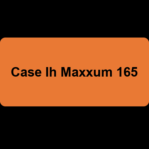 Case Ih Maxxum 165